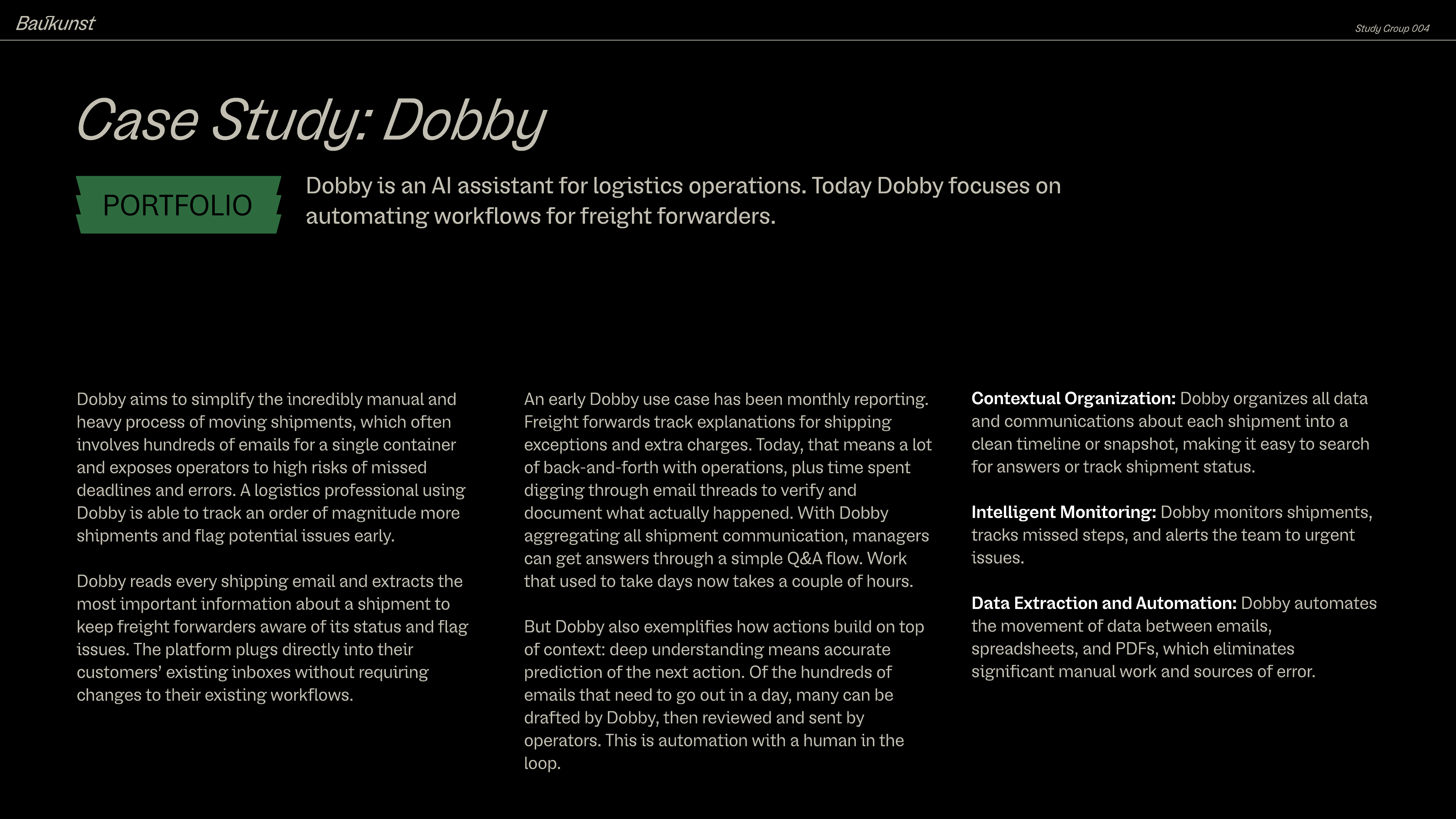 Company overview: Dobby Overview
