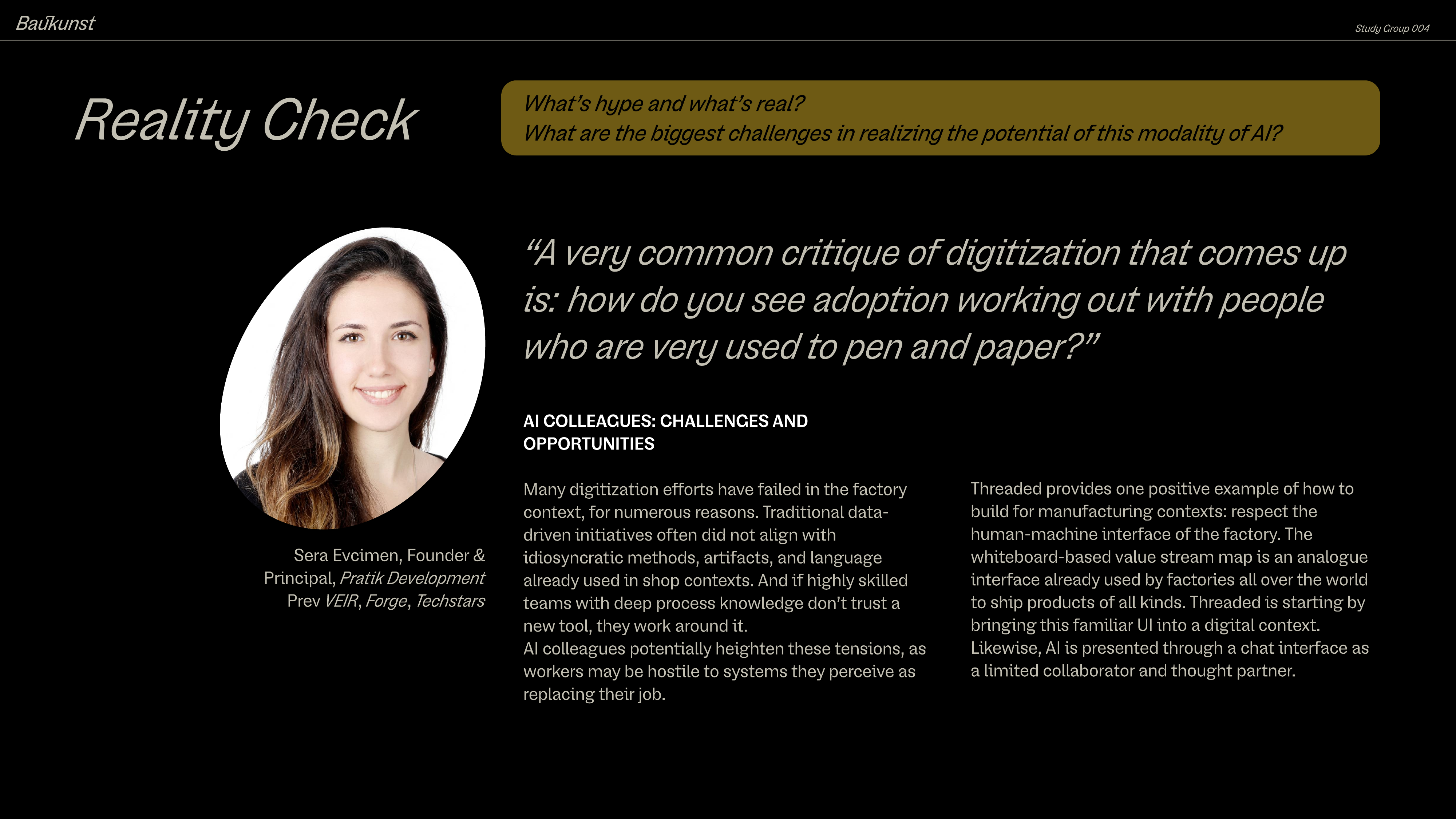 Reality check: Reality Check